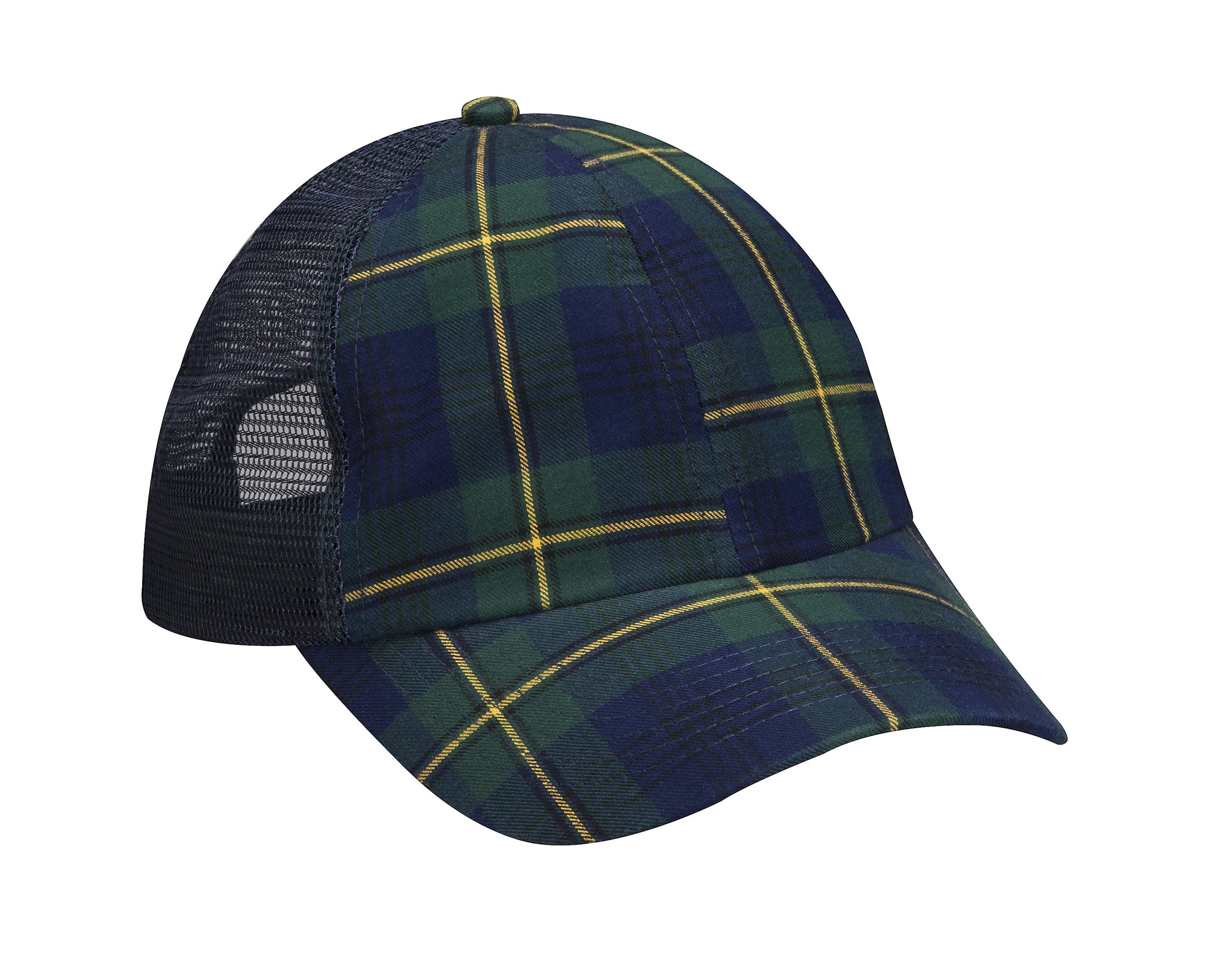 VB101 | VIBE- Cotton mid-weight twill crown and visor with nylon mesh back panels, six panel, unstructured, low-profile cap with