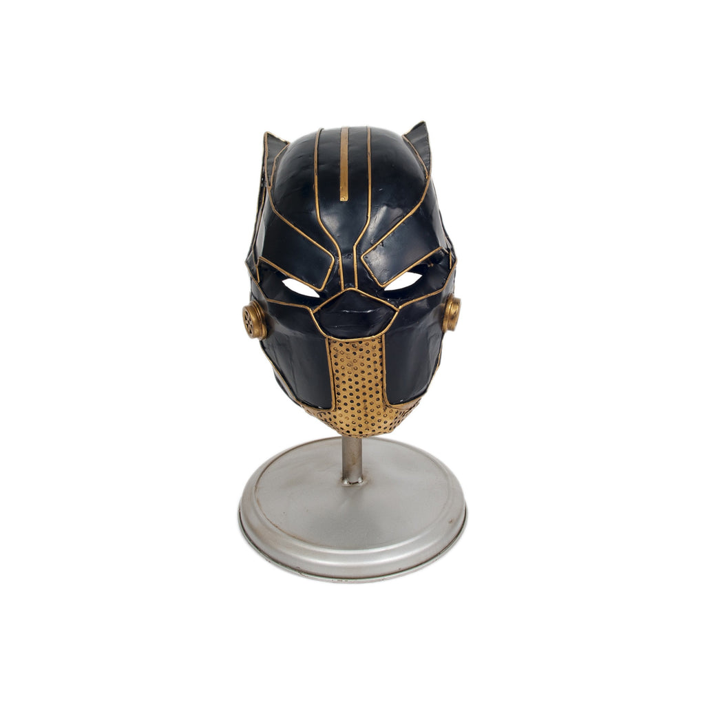 Black Panther Helmet Metal Handmade
