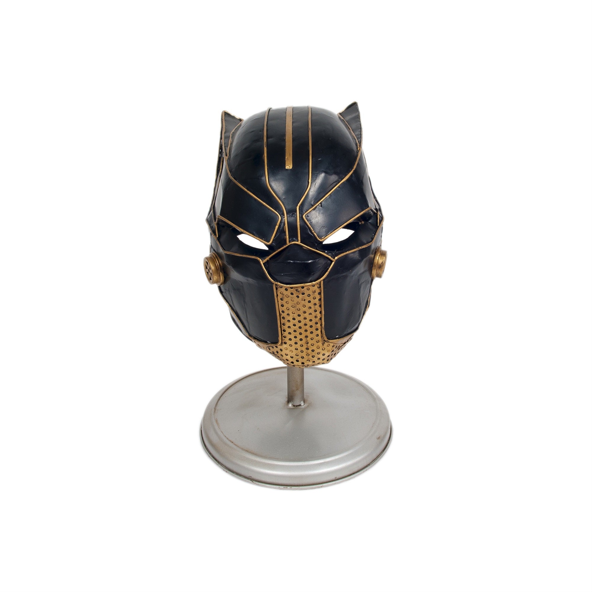 Black Panther Helmet Metal Handmade