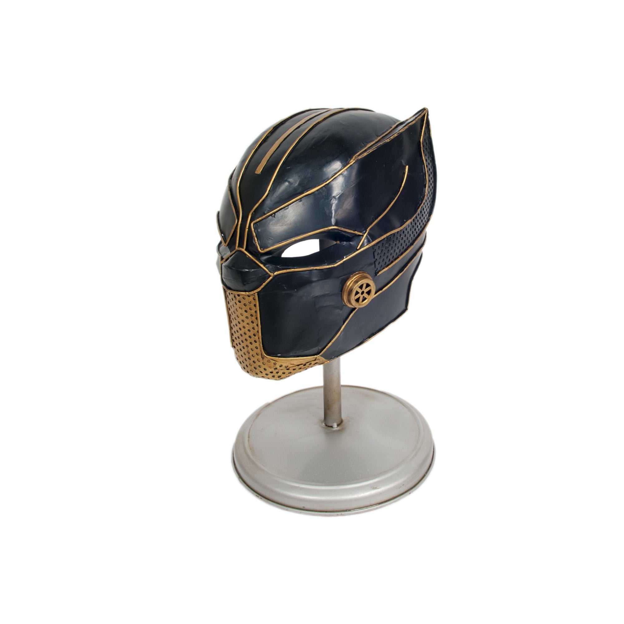 Black Panther Helmet Metal Handmade