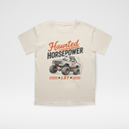 HAUNTED HORSEPOWER HALLOWEEN TEE
