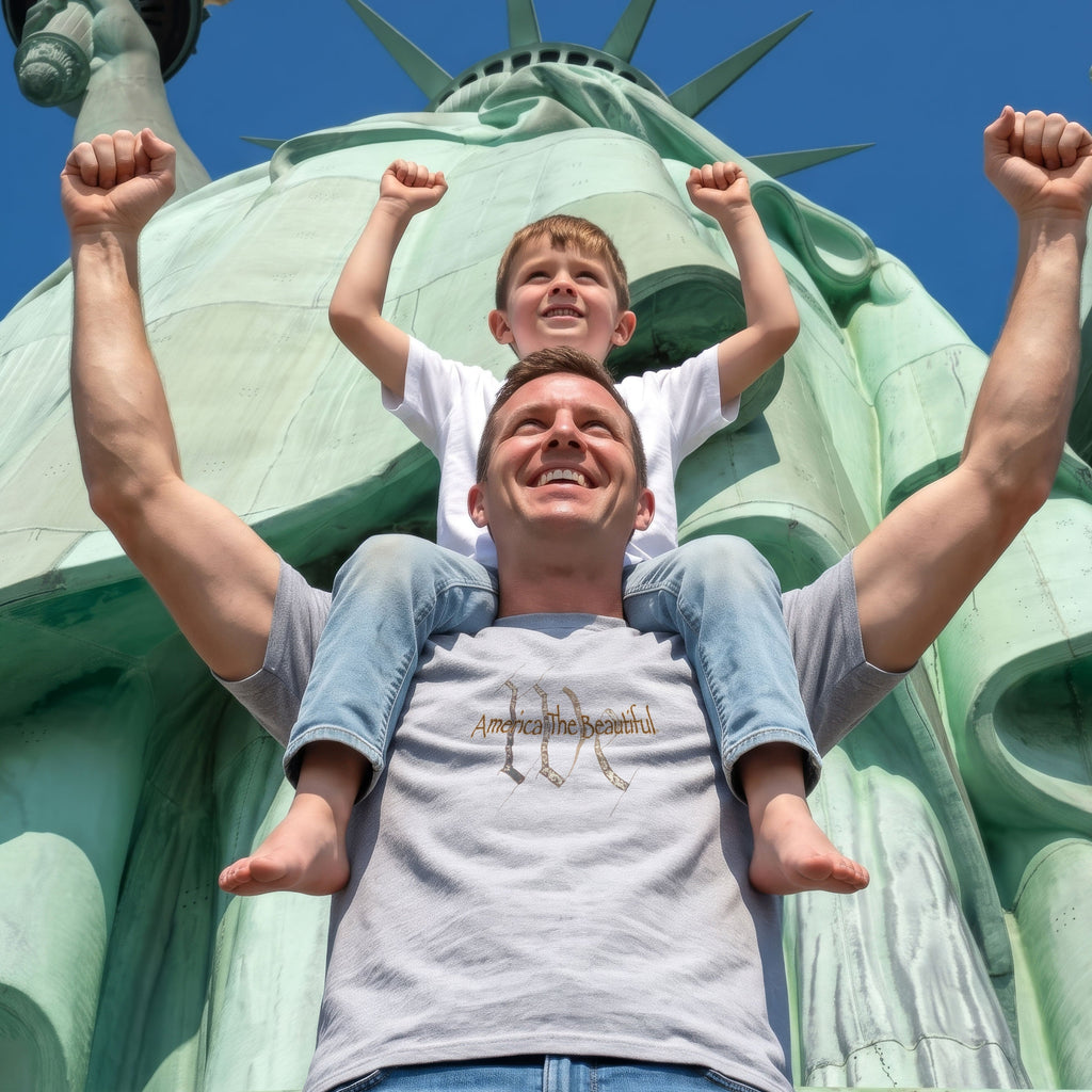 PURE PATRIOTISM™ -- We! America The Beautiful Mens Tee