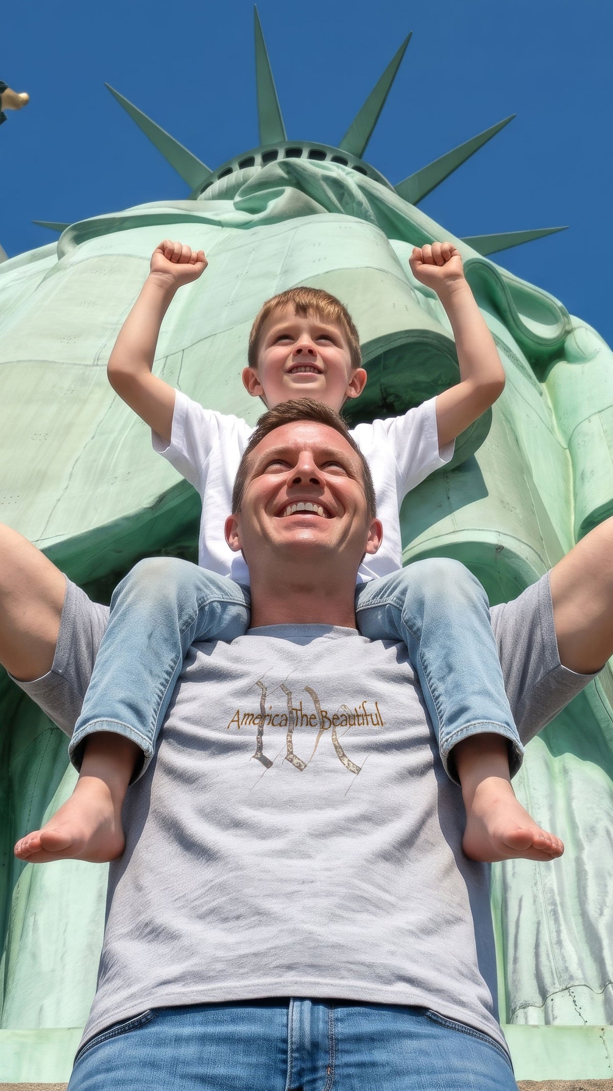PURE PATRIOTISM™ -- We! America The Beautiful Mens Tee