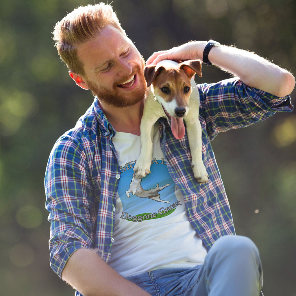 America Is Doggone Great! Dog Mens Tee by America The Beautiful®