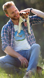 America Is Doggone Great! Dog Mens Tee by America The Beautiful®
