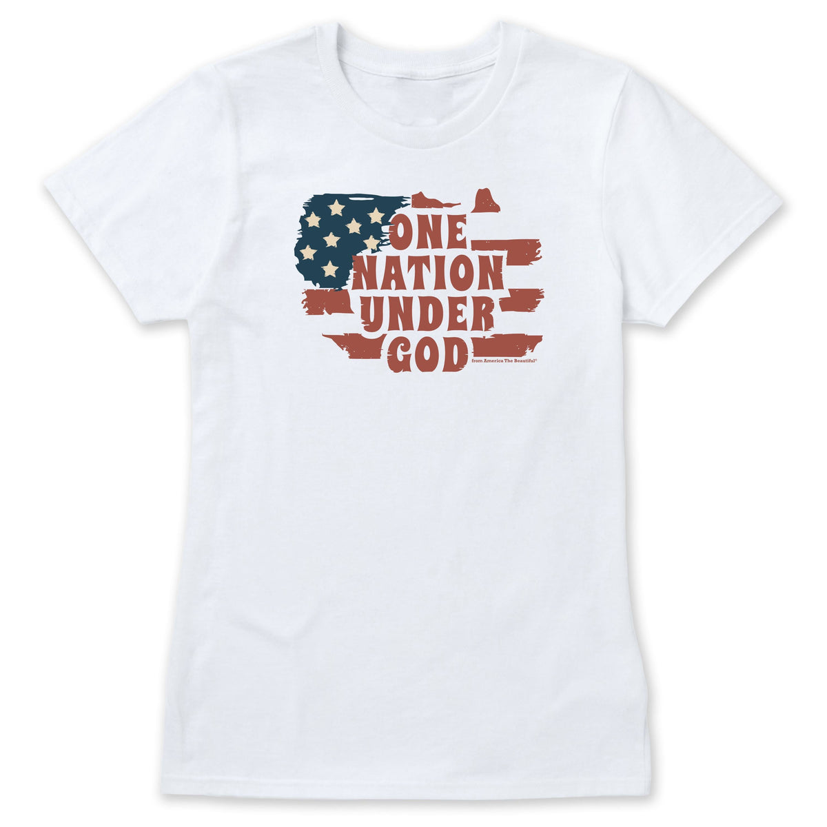 One Nation Under God Message Tee 2.0 from America The Beautiful® - M