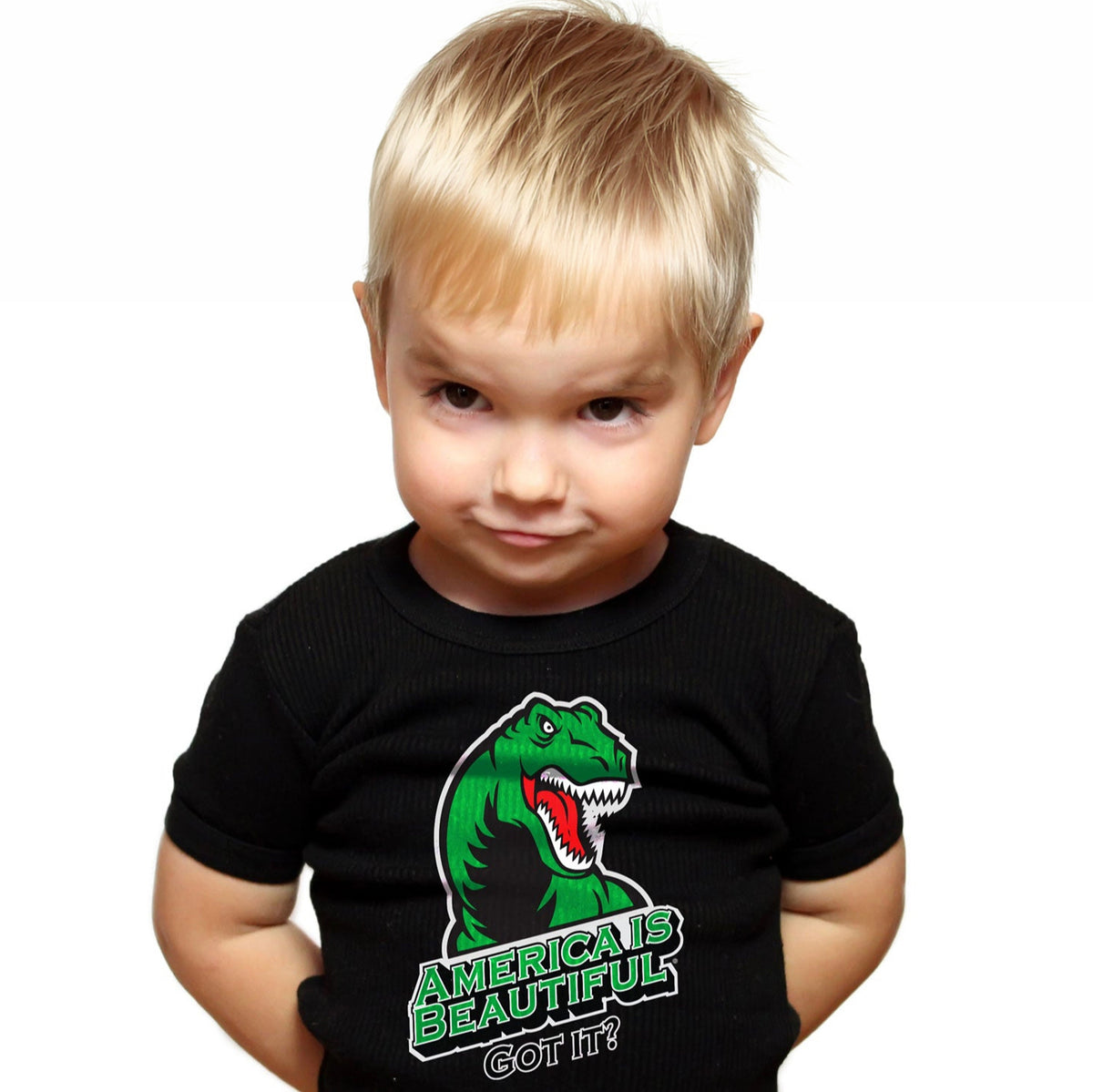 America Is Beautiful Got-it? Toddler’s  T-Rex Tee