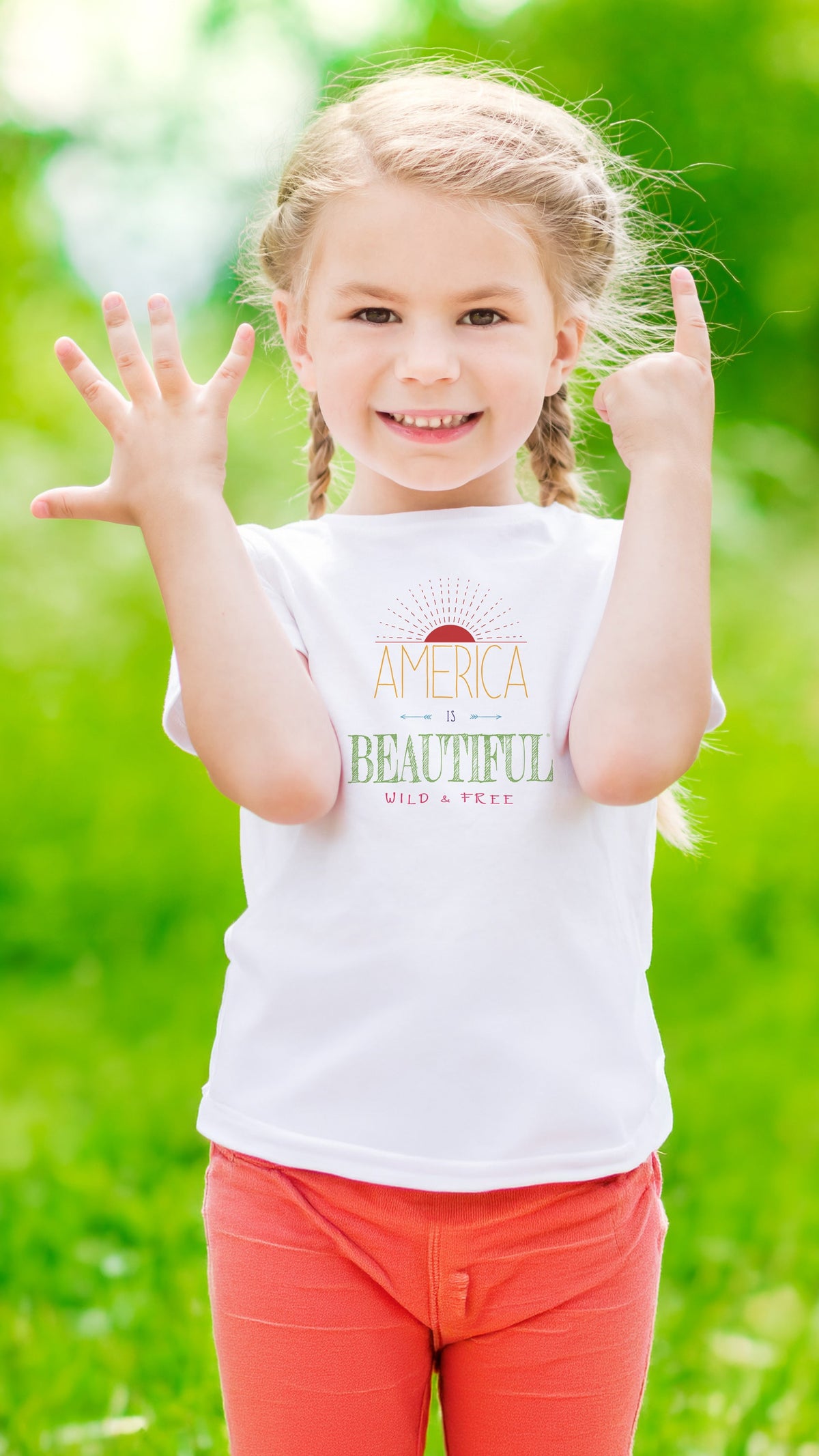 Wild & Free® Sunrise Toddler’s Graphic T-shirt by America Is Beautiful®