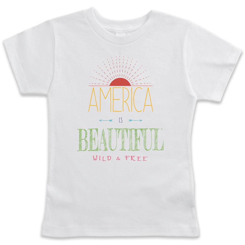 Wild & Free® Sunrise Toddler’s Graphic T-shirt by America Is Beautiful®