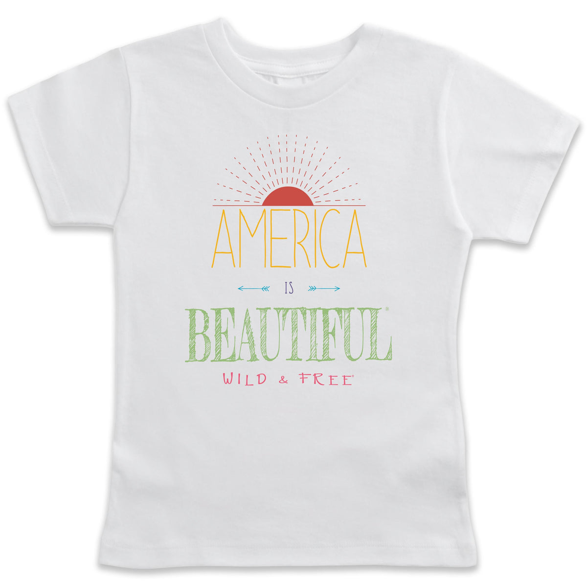 Wild & Free® Sunrise Toddler’s Graphic T-shirt by America Is Beautiful®