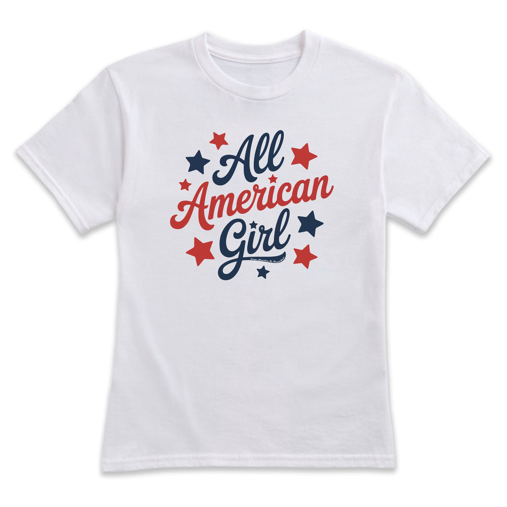 All American Girl Message Tee 1.0 Youth from America The Beautiful®