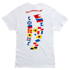 America The Beautiful Nautical Flags Mens Short Sleeve T-shirt