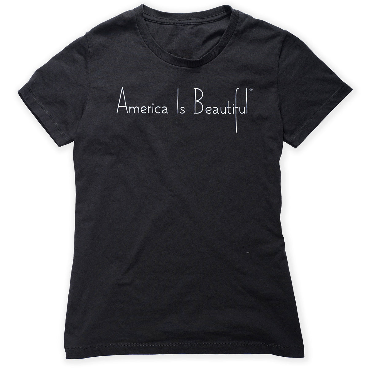 Classy 1.0 America Is Beautiful® Womens Short Sleeve Graphic Tee