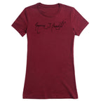 Classy 2.0 America Is Beautiful Womens Short Sleeve Message Tee