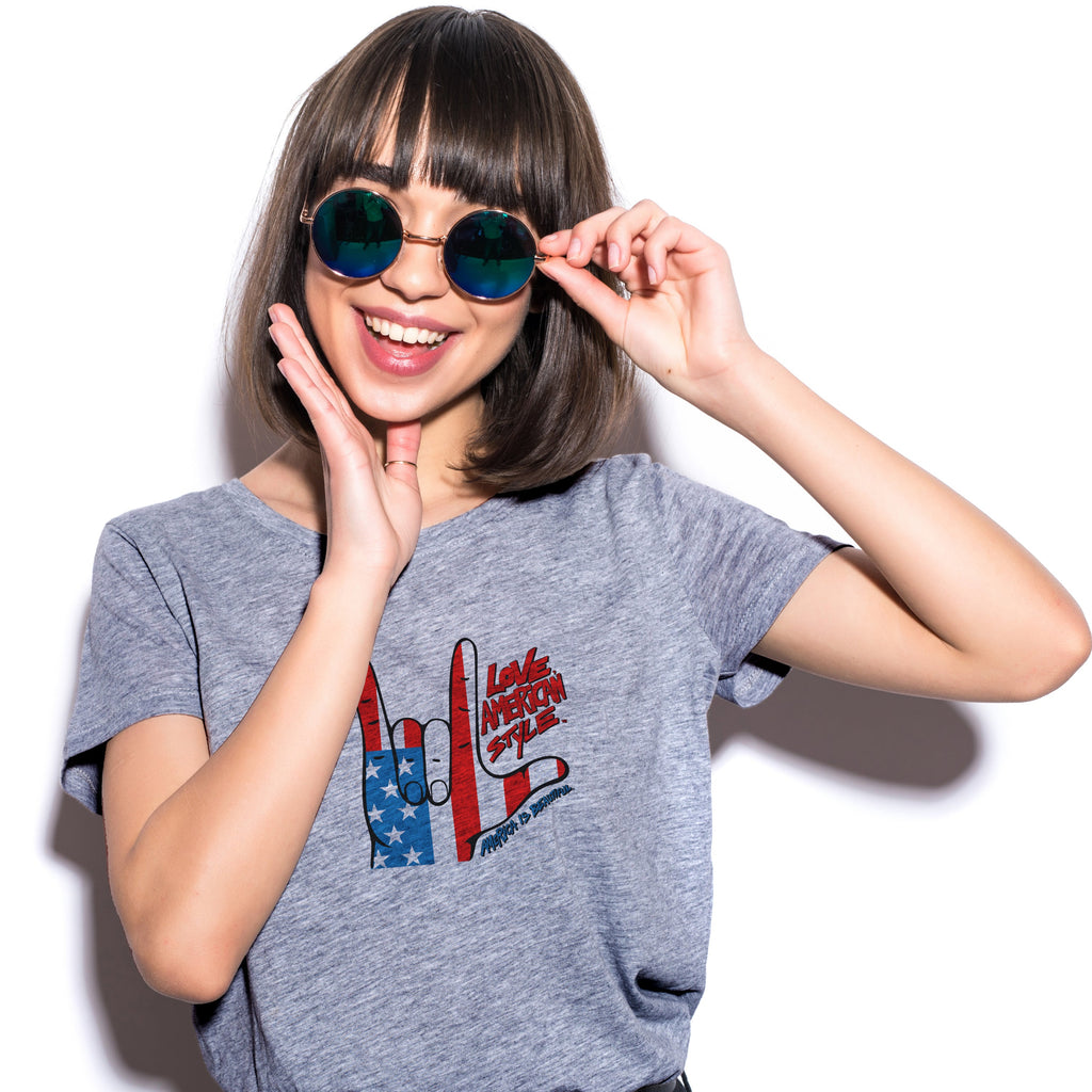 The I Love You! Womens Message Tee by America Is Beautiful