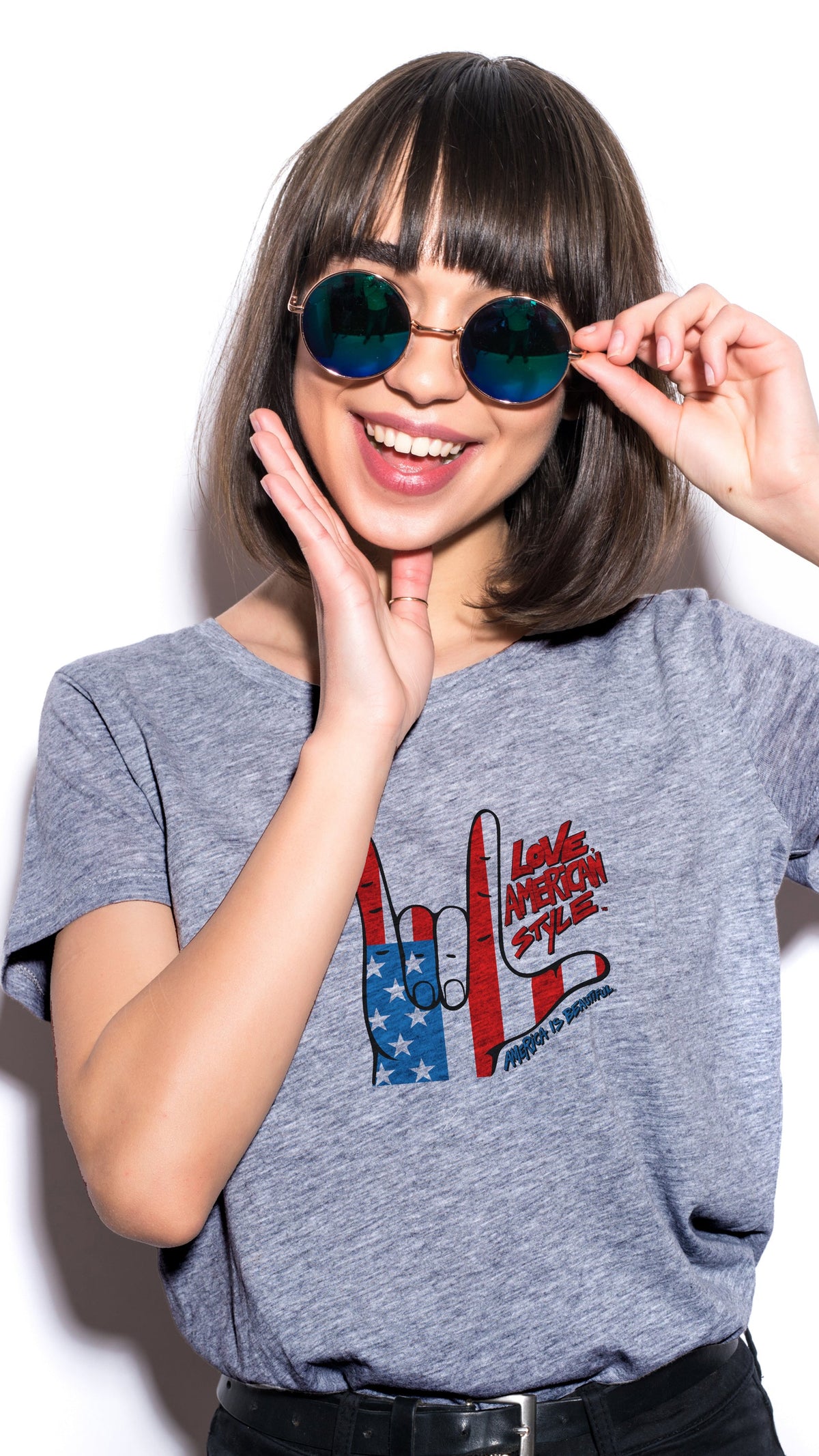 The I Love You! Womens Message Tee by America Is Beautiful