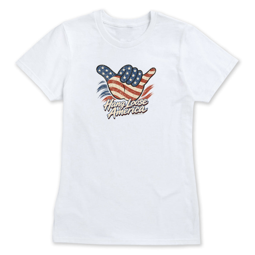Hang Loose America Women’s Graphic Tee from America Is Beautiful®