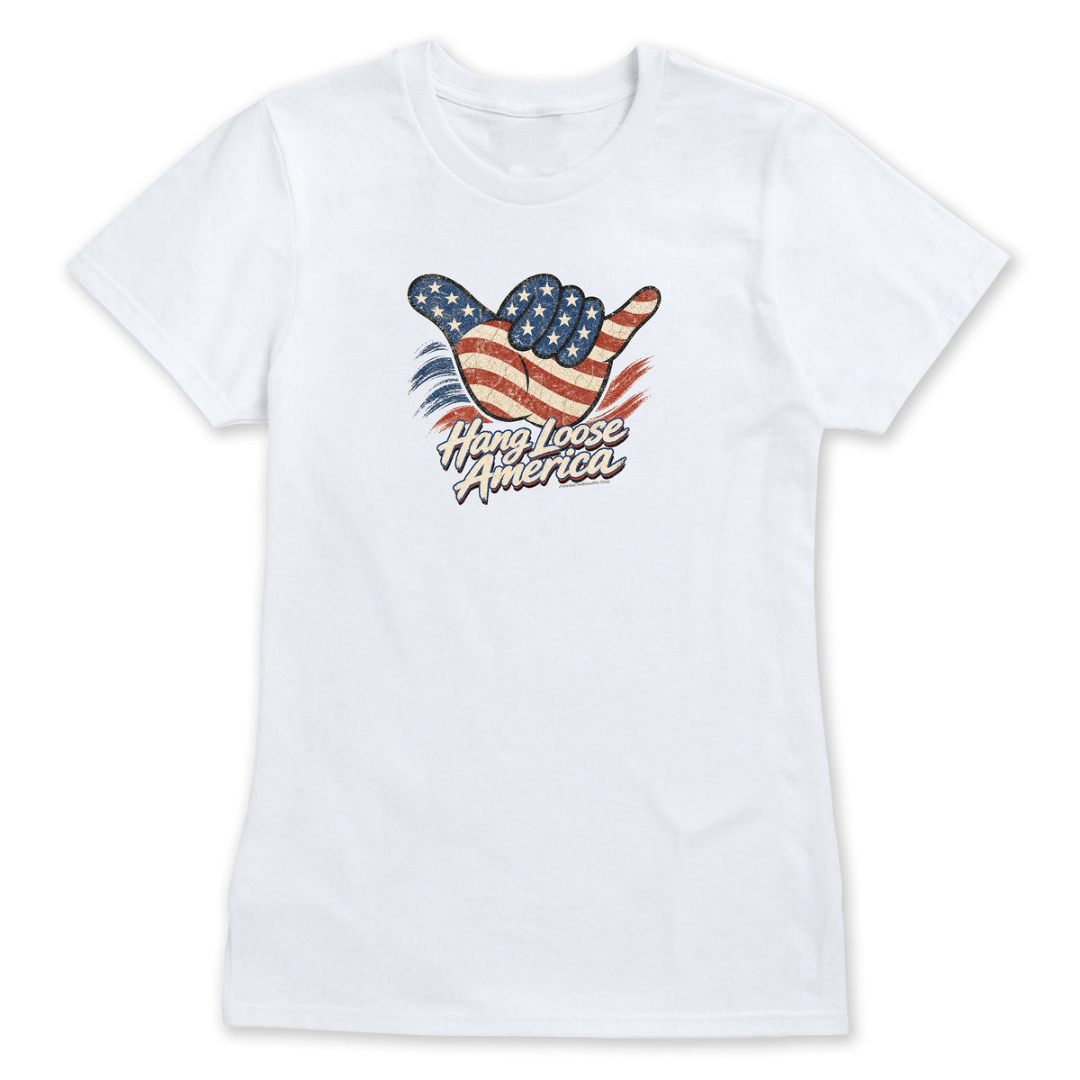 Hang Loose America Women’s Graphic Tee from America Is Beautiful®