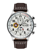 AVI-8 Hawker Hurricane Classic Chronograph Classic White Dial Quartz AV-4011-01 Men's Watch