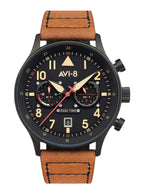 AVI-8 Hawker Hurricane Carey Dual Time Debden Black Dial Quartz AV-4088-03 Men's Watch