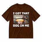 Men Women's Funny Animal Meme Graphic T-Shirt- Menswear Shortsleeve Rock-Inspired Tee, Round Neck, Random Digital Print, Regular Fit, Durable, Machine Washable, All-Season Comfort, Casual Streetwear Unisex Sport Top