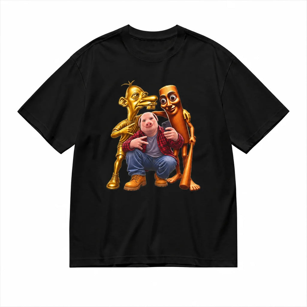 Summer Unisex Tung Tung Tung Sahur T Shirt Women Graphic Streetwear Comfortable，Funny Meme Brainrot T-Shirt Short Sleeve Fashion Clothing