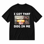 Men Women's Funny Animal Meme Graphic T-Shirt- Menswear Shortsleeve Rock-Inspired Tee, Round Neck, Random Digital Print, Regular Fit, Durable, Machine Washable, All-Season Comfort, Casual Streetwear Unisex Sport Top