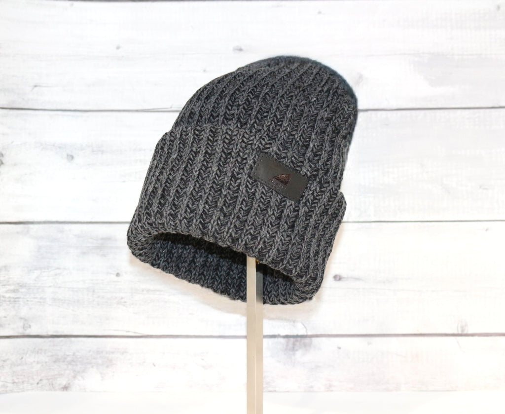 Adult Acrylic Ribbed Cuff Hat