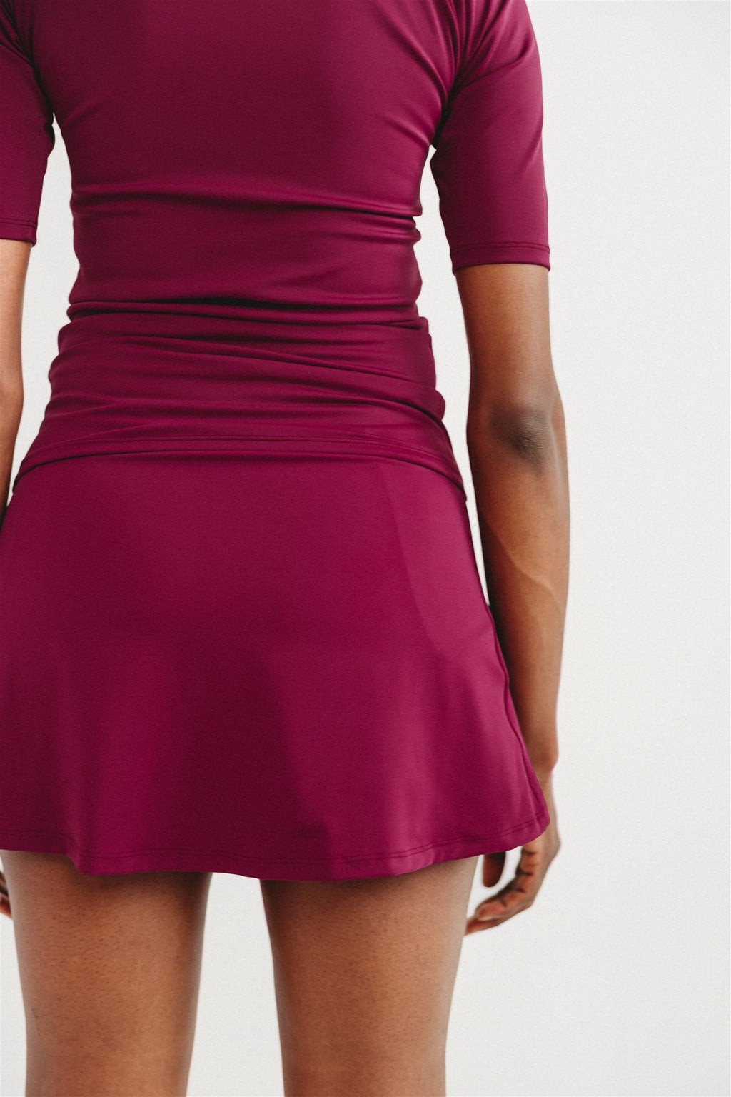 The Breezy Motion Skort | UPF 50+ High Rise Swim Skort with Shorts