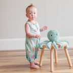 Cleo baby romper shorts | Origami Ocean