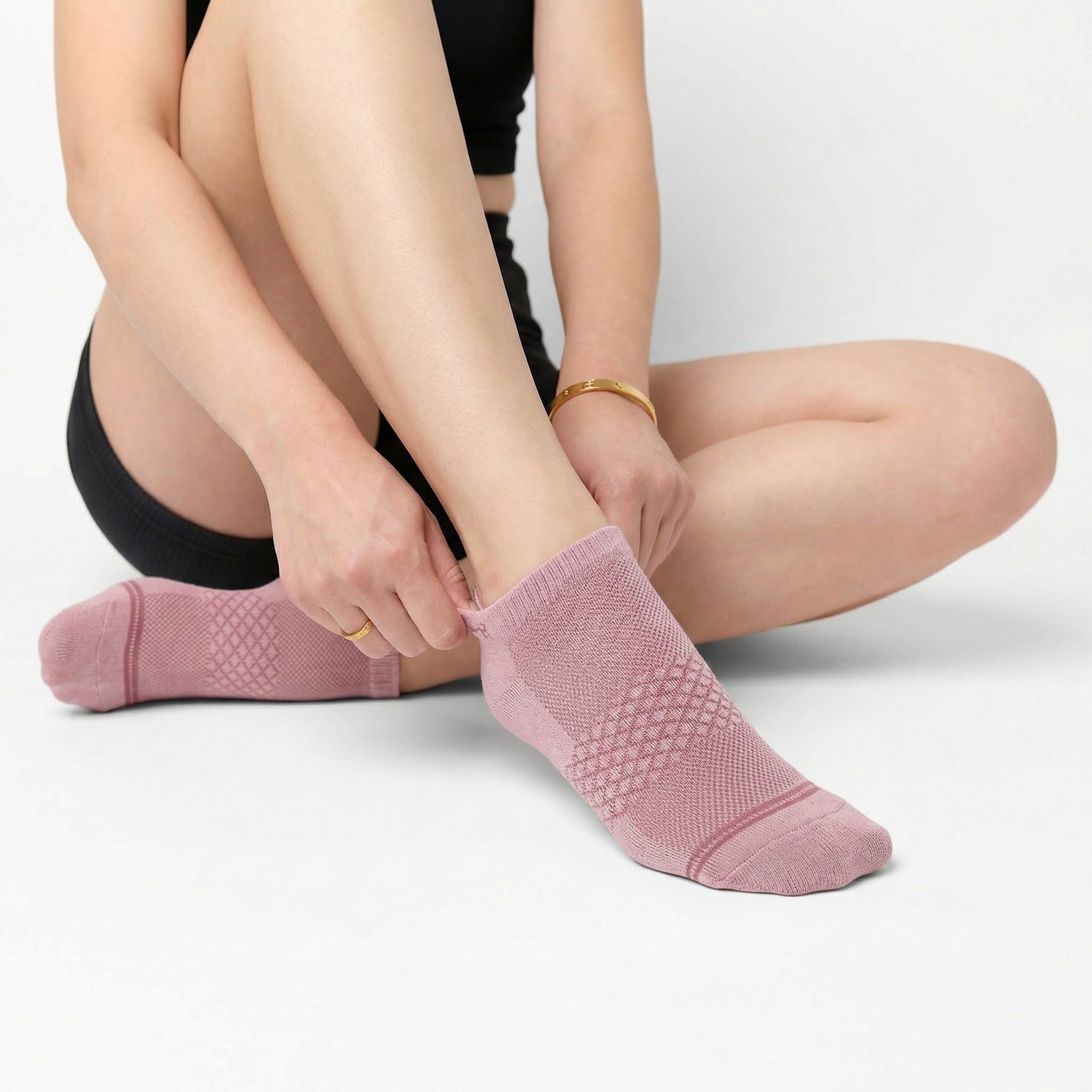 Mauve Ankle Socks