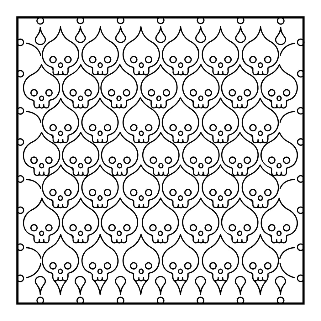 Comfy Halloween Pattern Coloring Book – Bold & Easy Designs (110 Pages, Instant Download PDF)