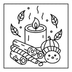 Cozy Autumn Coloring Book – Bold & Easy (92 Pages, PDF)