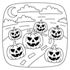 Creepy Corner Cute Halloween Coloring Book – Instant Download