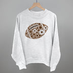 Floral Football Brown
