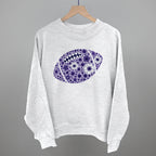 Floral Football Purple