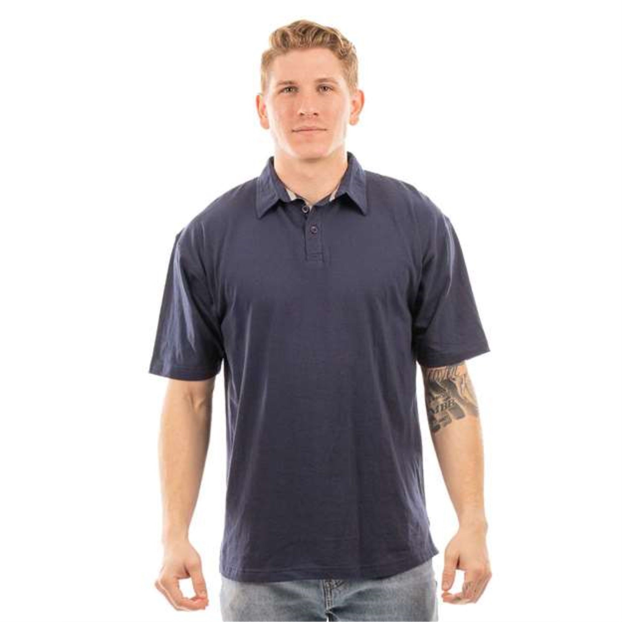 Burnside Fader Play Sport Shirt - Navy, L