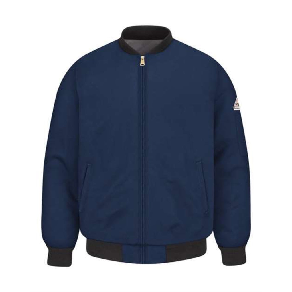 Bulwark Flame Resistant Team Jacket - Navy, LT