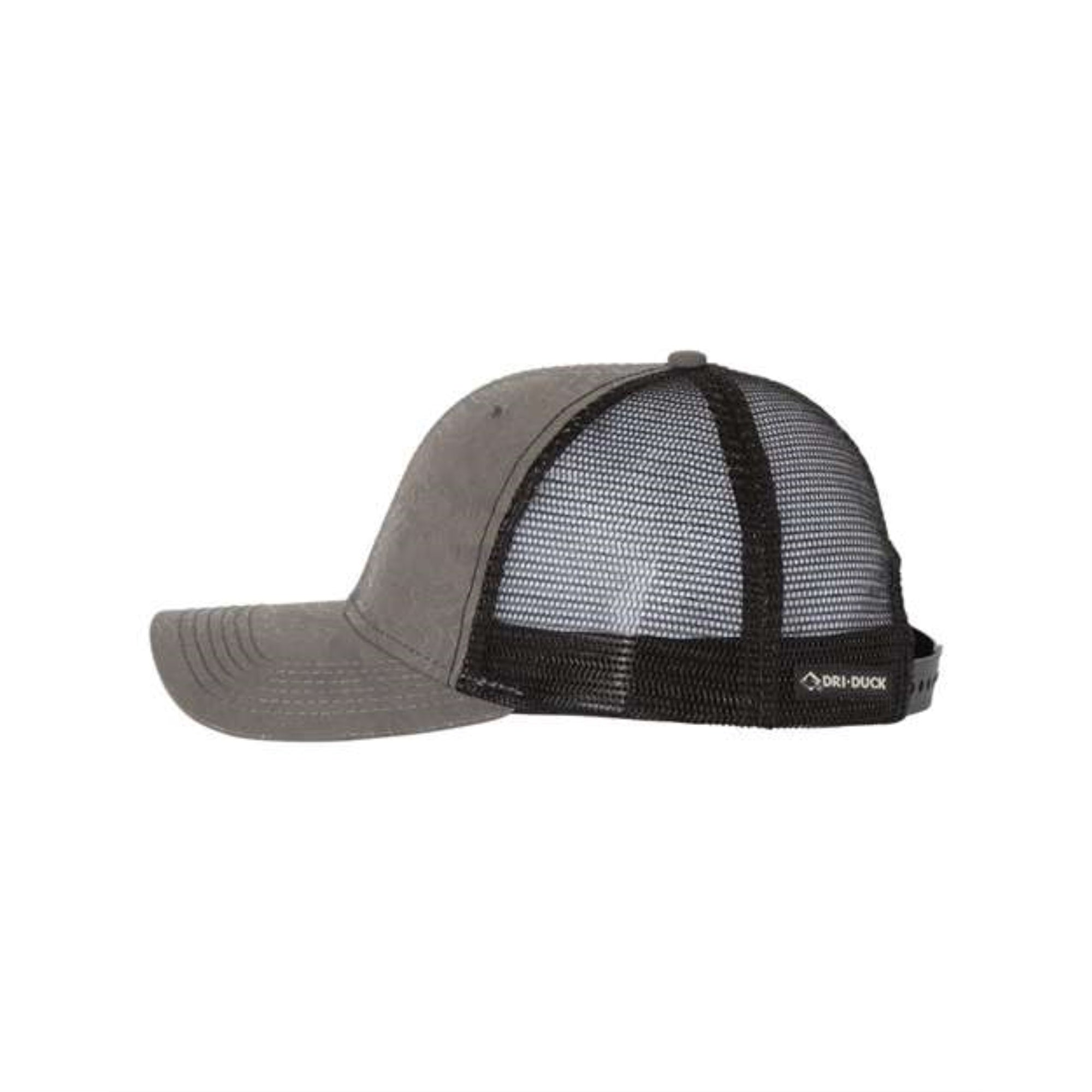 DRI DUCK Territory Trucker Cap - Charcoal, One Size