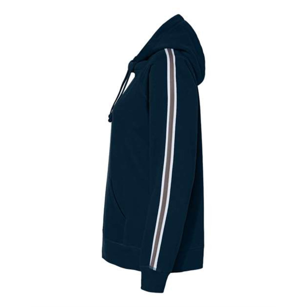 J. America Women's Rival Fleece Hooded Sweatshirt - Navy, M