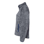 J. America Women's Boundary Shag Frosty Sherpa Full-Zip - Navy, S
