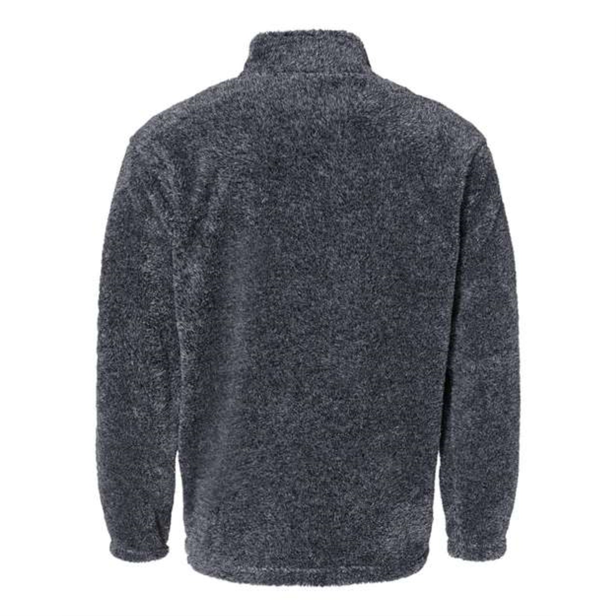 J. America Boundary Shag Frosty Sherpa Quarter-Zip Pullover - Navy, M