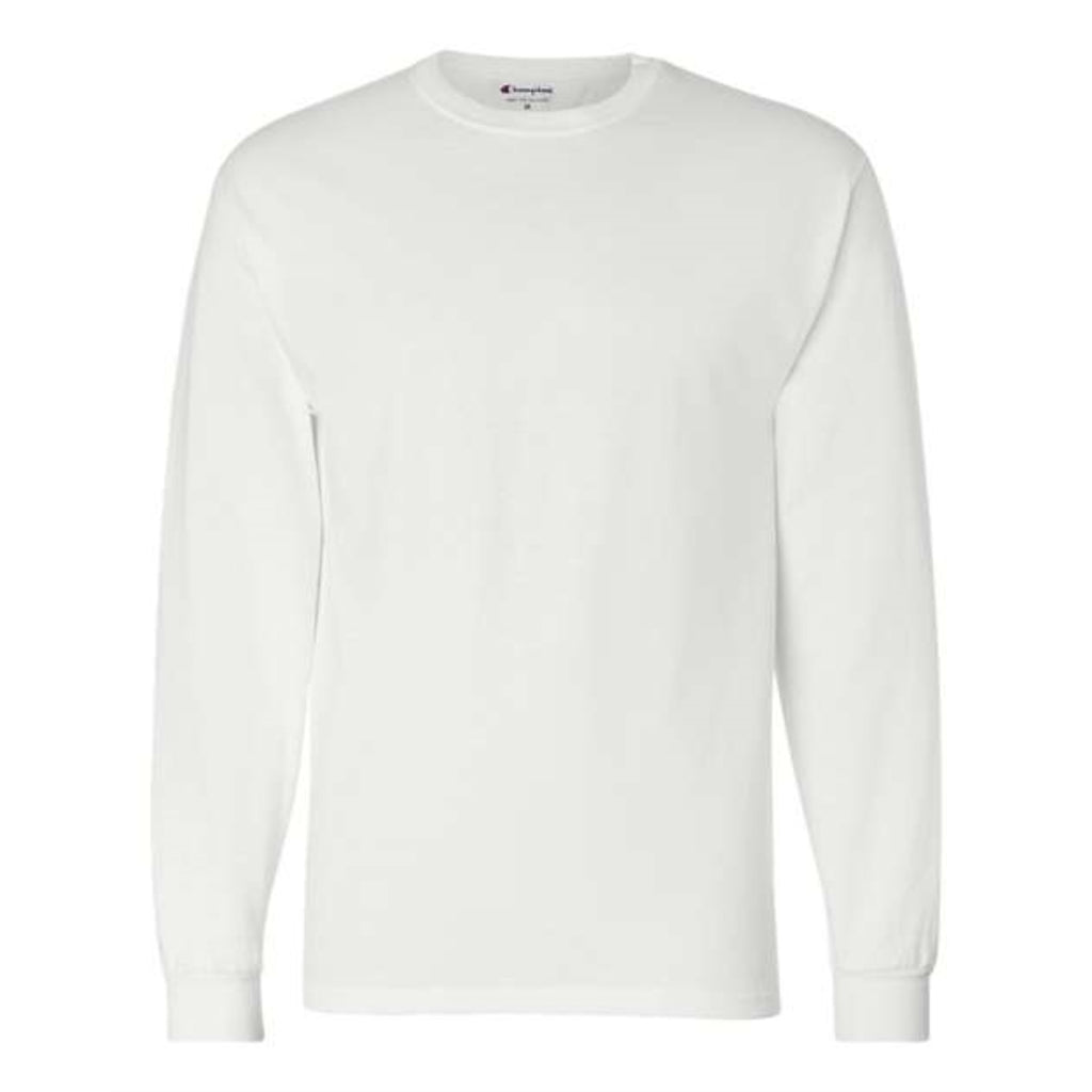Champion Long Sleeve T-Shirt - White, M