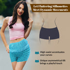 N20 Women's Sexy High Waist Ruffled Petti pants - Turquoise