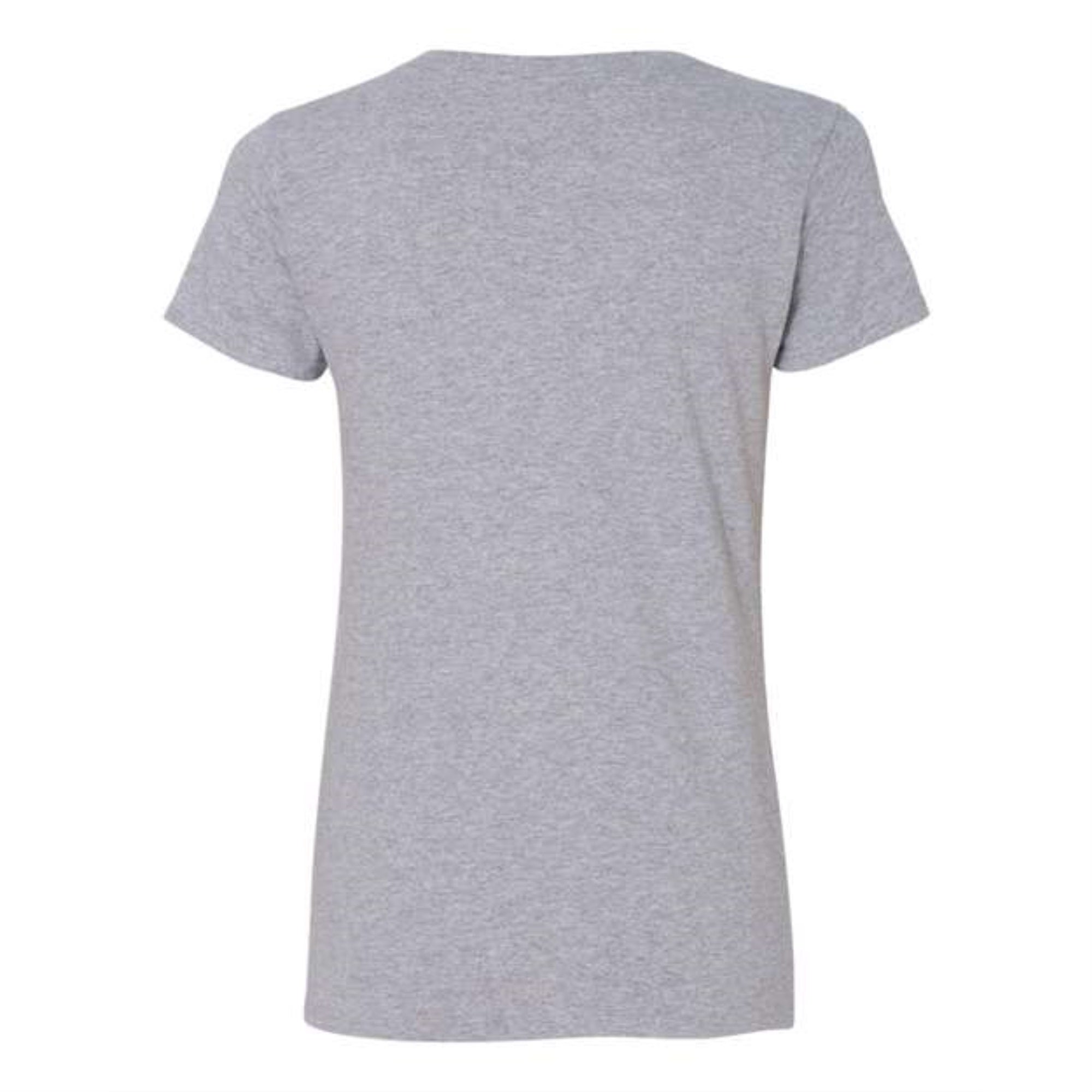 Gildan Heavy Cotton Womens V-Neck T-Shirt - Sport Grey, S