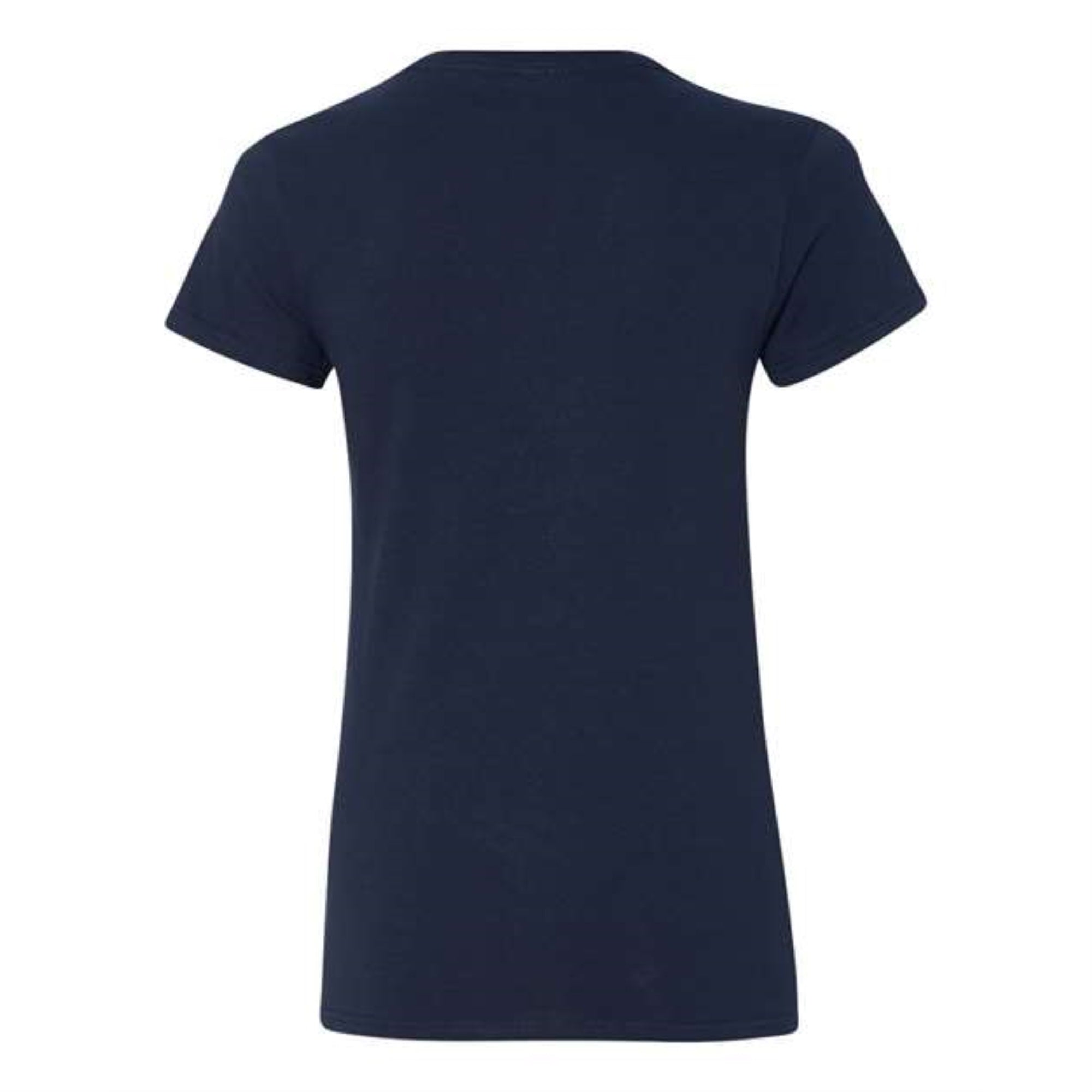 Gildan Heavy Cotton Womens V-Neck T-Shirt - Navy, M