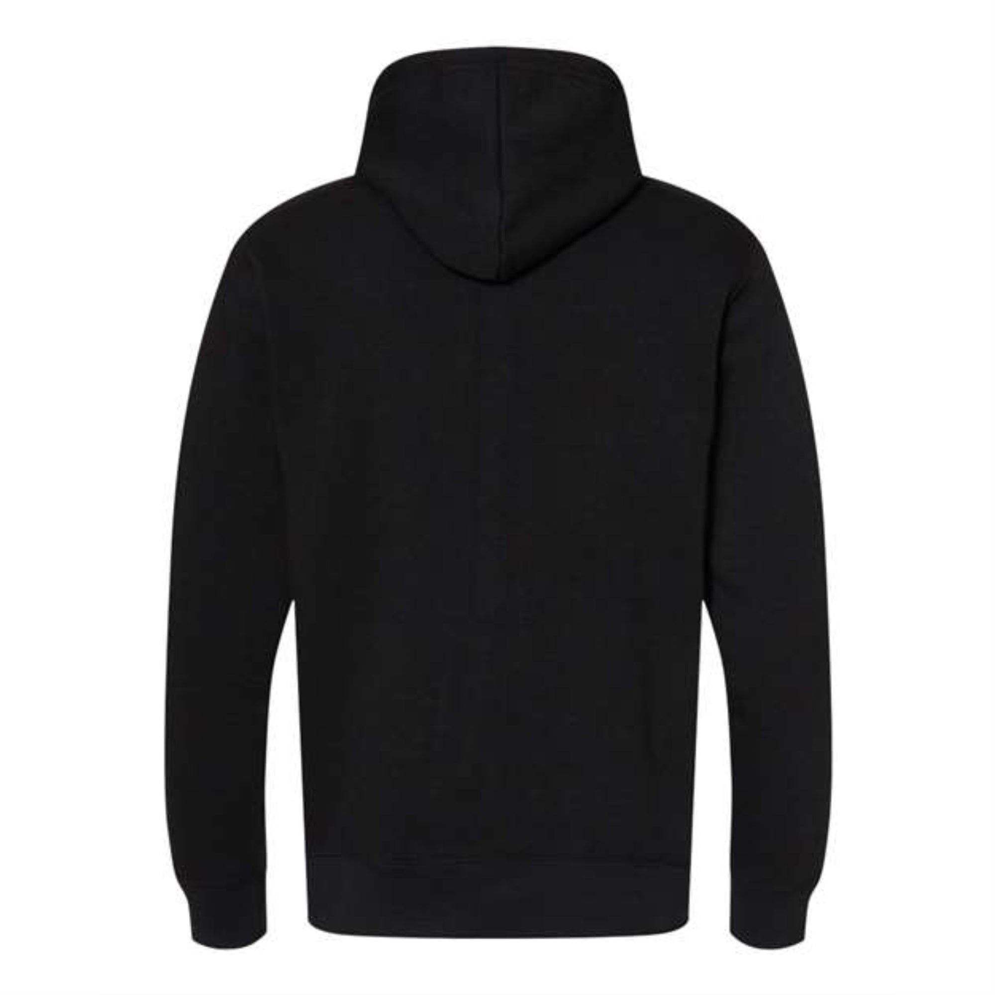 J. America Gaiter Fleece Hooded Sweatshirt - Black, L