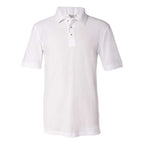 FeatherLite Silky Smooth Piqu Sport Shirt - White, M