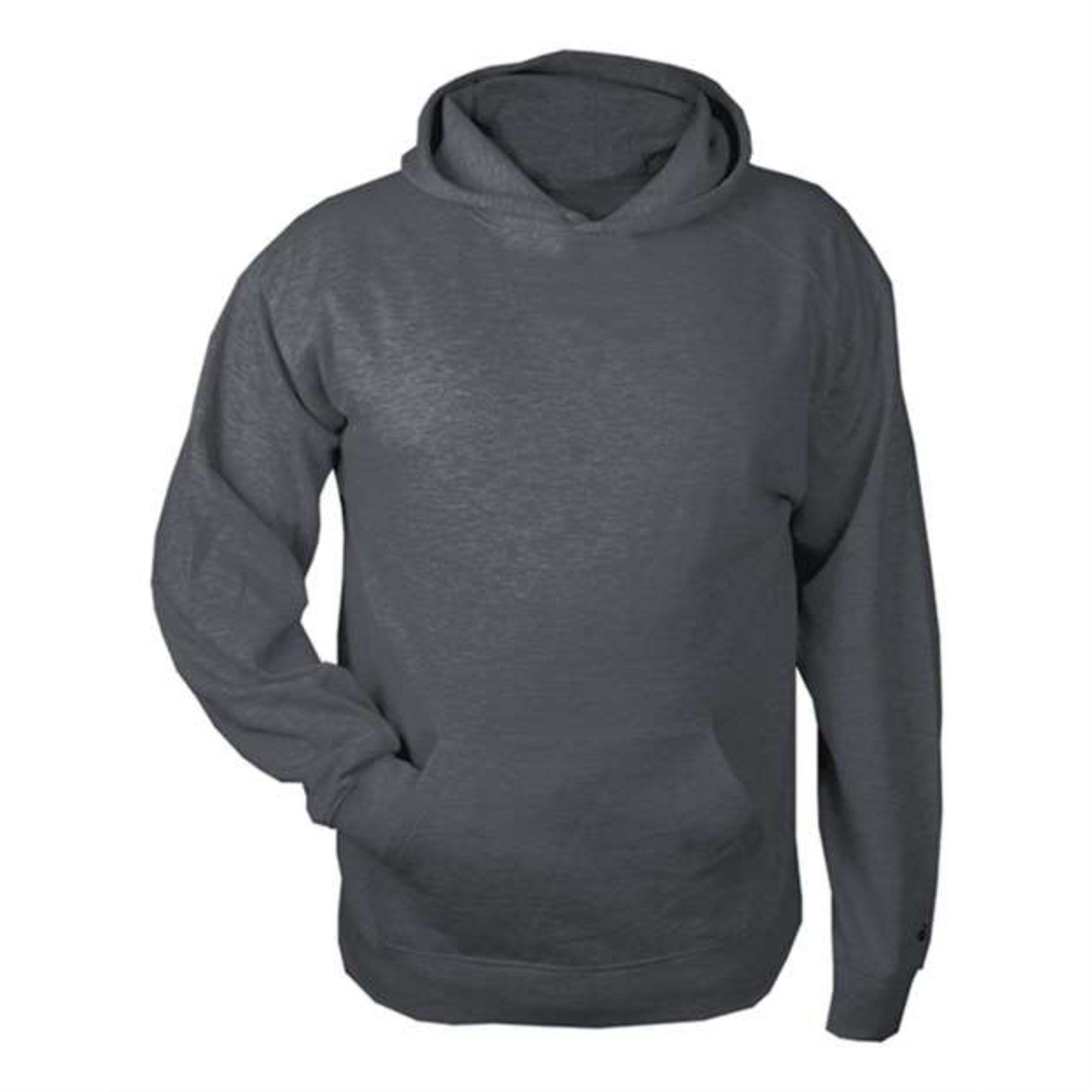C2 Sport Youth Fleece Hooded Sweatshirt - Charcoal, L