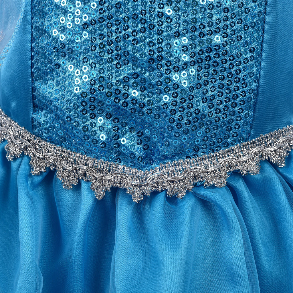 Lito Angels Little Girls Princess Dress Up Costumes Snow Queen Dress Halloween Christmas Costume with Accessories